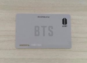 Armyの証し Btsファンクラブの会員証と入会記念品 のりりん だいあり